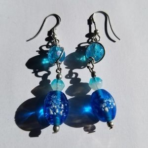Blue earrings